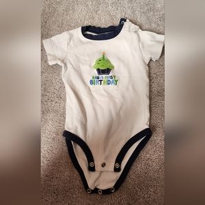 Babies first birthday onsie